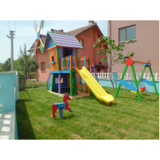  Ahşap küçük yel değirmeni